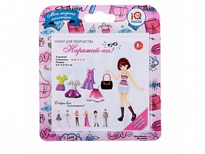 Наряжай-ка - Маша 3D пазл (Iq 3d puzzle, 17023)